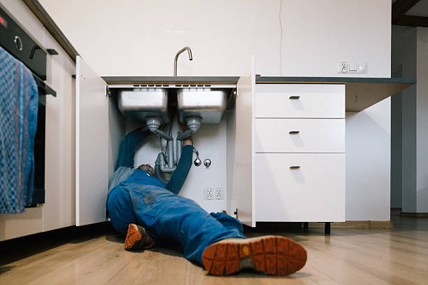 Professional Leak Detection technician working in Mount Calvary, WI